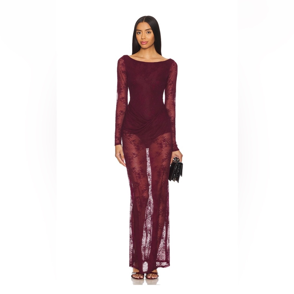 AFRM Trina dress in fig